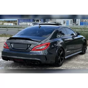 Kit carrozzeria tuning A design 63 tipo adatto per Mercedes CLS C218 2011-2017 con griglia cromata-image-6264931