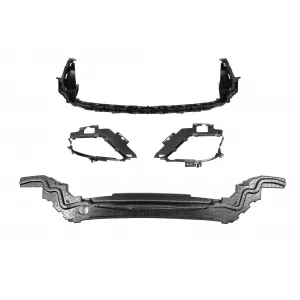 Paraurti anteriore Design A adatto per Mercedes GLE W167, GLE Coupe C167 2018-2023, dopo il 2024 con finiture nere-image-6264950