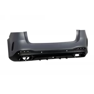 Un pacchetto di design tipo GLE63 adatto per Mercedes GLE SUV W167 2018-2023, dopo il 2024, con finiture nere e terminali neri-image-6264960