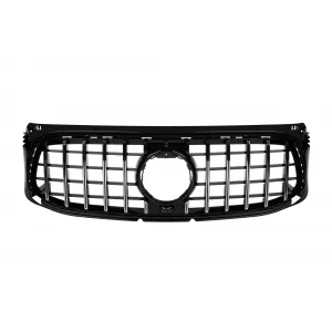 Paraurti anteriore Design A adatto per Mercedes GLB X247 2019-2023, con griglia GT cromata/nera-image-6264981