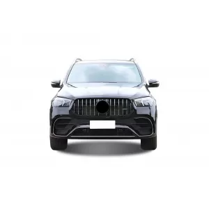 Un pacchetto di design tipo 63 adatto per Mercedes GLE SUV W167 2018-2023, dopo il 2024 con elementi in cromo e terminali in cromo-image-6265085