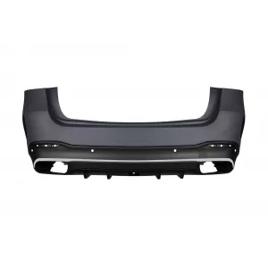 Un pacchetto di design tipo 63 adatto per Mercedes GLE W167 SUV 2018-2023, dopo il 2024 con elementi in cromo e terminali in cromo-image-6265206