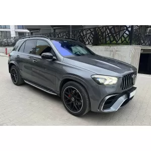 Un pacchetto di design tipo 63 adatto per Mercedes GLE W167 SUV 2018-2023, dopo il 2024 con elementi in cromo e terminali in cromo-image-6265215