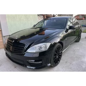 Un pacchetto di design tipo S65 adatto per Mercedes Classe S W221 2006-2013 per passo corto e lungo, senza minigonne laterali-image-6265329