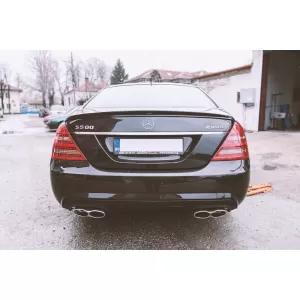 Un pacchetto di design tipo S65 adatto per Mercedes Classe S W221 2006-2013 per passo corto e lungo, senza minigonne laterali-image-6265339