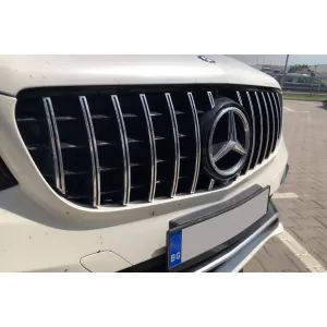 Un pacchetto di design tipo 63 adatto per Mercedes GLS X166 2015-2018 con elementi cromati e terminali di scarico-image-6265424