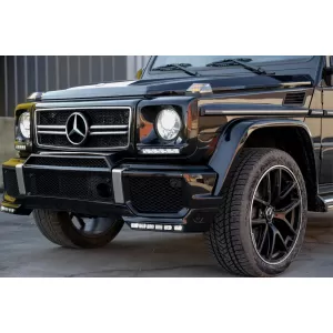 Type B design spoiler Mercedes G-osztály W463 1989-2018 A Design első lökhárító felső részéhez, festetlen-image-6265516