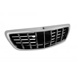 Griglia cromata/nera tipo Brabus adatta per Mercedes S-Class W222 2013-2020 per il modello con Distronic e Night Vision-image-6265527