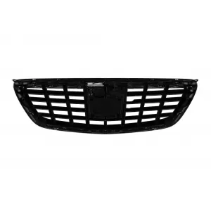 Griglia cromata/nera tipo Brabus adatta per Mercedes S-Class W222 2013-2020 per il modello con Distronic e Night Vision-image-6265528