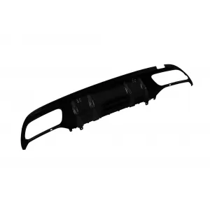 Diffusore Design Tipo A adatto per paraurti posteriore linea A Design della Mercedes C-Class W205 2014-2020 -oo--oo-, verniciato nero-image-6265547