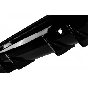 Diffusore Design Tipo A adatto per paraurti posteriore linea A Design della Mercedes C-Class W205 2014-2020 -oo--oo-, verniciato nero-image-6265548