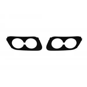 Diffusore Design Tipo A adatto per paraurti posteriore linea A Design della Mercedes C-Class W205 2014-2020 -oo--oo-, verniciato nero-image-6265552