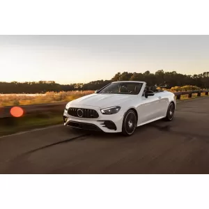 Griglia tipo GT verniciata nera adatta per Mercedes E-Class W213 berlina, S213 station wagon, C238 coupé, A238 cabrio A Design Sport line & Avantgarde, E53 A Design dopo il 2020 con apertura per telec-image-6265574