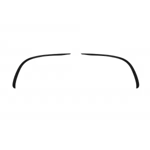 Aero strips suitable for front A Design-Line bumper of Mercedes CLS C257 after 2018, black lacquer