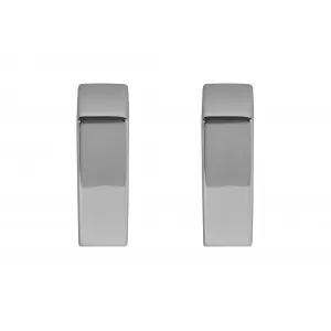 Chrome trim set suitable for front A Design bumper of Mercedes G-Class W463, left and right