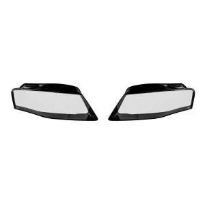 Headlight glass set suitable for Audi A4 B8 2009-2012, left and right