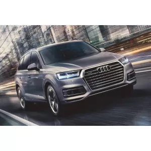 Headlight glass set suitable for Audi Q7 2016-2019, left and right