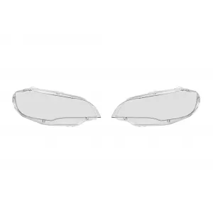 Headlight glass set suitable for BMW X6 E71 2008-2013, left and right