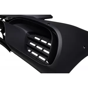Paraurti anteriore design A adatto per Mercedes E-Class W213 berlina, S213 station wagon 2016-2019, per il modello senza alette attive-image-6265748