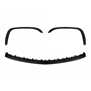 Paraurti anteriore design A adatto per Mercedes E-Class W213 berlina, S213 station wagon 2016-2019, per il modello senza alette attive-image-6265753