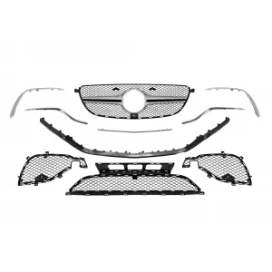 Paraurti anteriore Design A adatto per Mercedes GLE Coupe C292 2015-2019-image-6265785