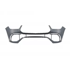 Paraurti anteriore Design A adatto per Mercedes GLE SUV W167, GLE Coupe C167 2020-2023, dopo il 2024 con griglia cromata e finiture cromate-image-6265790