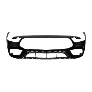 Paraurti anteriore tipo A Design GT63 con griglia in laccato nero tipo GT adatta per Mercedes A Design GT Coupé a 4 porte dopo il 2019-image-6265856