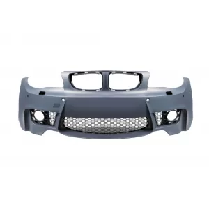 Paraurti anteriore 1M adatto per BMW Serie 1 E87 2008-2011 con fendinebbia, sinistro + destro-image-6265876