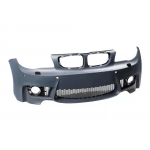 Paraurti anteriore 1M adatto per BMW Serie 1 E87 2008-2011 con fendinebbia, sinistro + destro-image-6265877