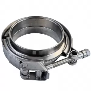 Edelstahl V-Band Schelle Klemme Set mit Schnellverschluss 3.5" 89mm