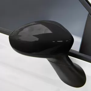 Spiegelkappen Schwarz Glanz zum Austausch passend für Fiat 500 2007-2020