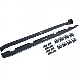 Pedane di protezione laterale stile OE nere adatte per Peugeot 3008 2016-2023-image-6265946