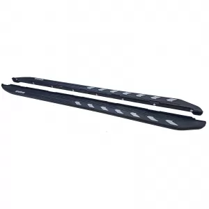 Pedane di protezione laterale stile OE nere adatte per Peugeot 5008 2017-2024-image-6265967