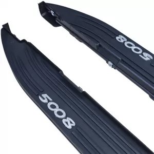 Pedane di protezione laterale stile OE nere adatte per Peugeot 5008 2017-2024-image-6265968