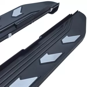 Pedane di protezione laterale stile OE nere adatte per Peugeot 5008 2017-2024-image-6265969