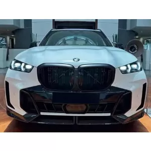Prelungire Bara Fata compatibil cu BMW X5 G05 LCI (2023 up) M Sport Negru Lucios-image-6339017
