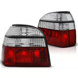 TAIL LIGHTS RED WHITE fits VW GOLF 3 09.91-08.97 RED WHITE