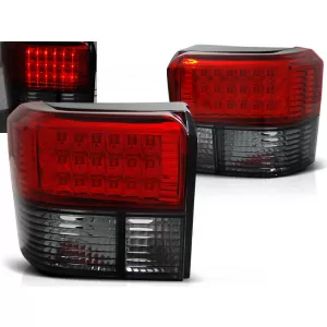 LED TAIL LIGHTS RED SMOKE fits VW T4 90-03.03