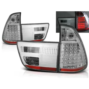 LED TAIL LIGHTS CHROME fits BMW X5 E53 09.99-10.03