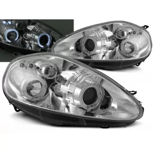 FIAT GRANDE PUNTO 09.05-08 ANGEL EYES CHROME