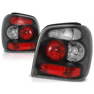 TAIL LIGHTS BLACK fits VW POLO 6N 10.94-09.99