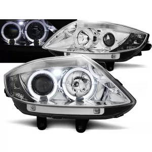 HEADLIGHTS ANGEL EYES CHROME fits BMW Z4 E85 E86 02-08
