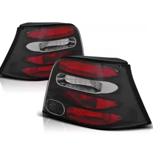TAIL LIGHTS BLACK fits VW GOLF 4 09.97-09.03
