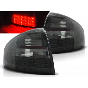 LED TAIL LIGHTS SMOKE fits AUDI A6 05.97-05.04 SEDAN