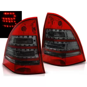 LED TAIL LIGHTS RED SMOKE fits MERCEDES C-KLASA W203 KOMBI 00-07