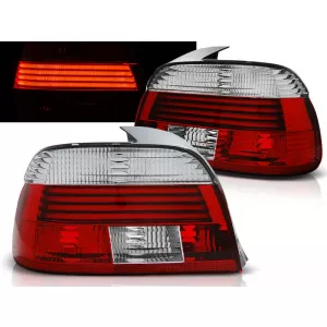 LED TAIL LIGHTS RED WHITE fits BMW E39 09.00-06.03
