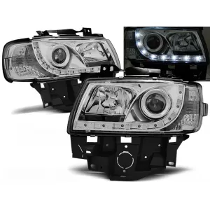 HEADLIGHTS DAYLIGHT CHROME fits VW T4 08.96-03.03 BUS