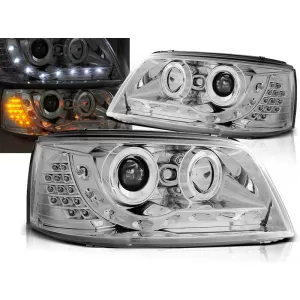 HEADLIGHTS DAYLIGHT CHROME fits VW T5 04.03-08.09