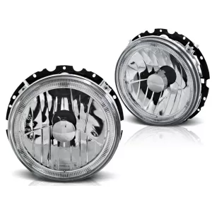 HEADLIGHTS ANGEL EYES CHROME fits VW GOLF 1 05.74-07.83
