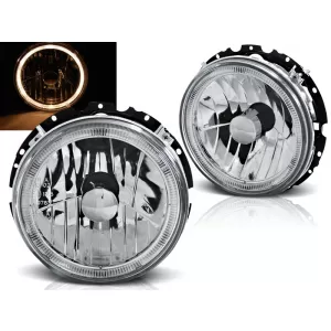 HEADLIGHTS ANGEL EYES CHROME fits VW GOLF 1 05.74-07.83